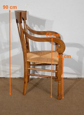 Early 19th Century Empire Chair in Solid Cherrywood-RVK-1452747