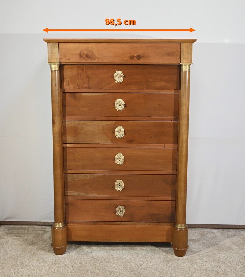 Early 19th Century Empire Chest of Drawers in Cherry Trees