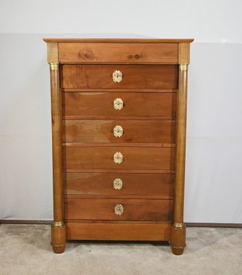 Early 19th Century Empire Chest of Drawers in Cherry Trees