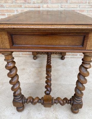 Early 19th Century French Walnut Worktable-NOU-1802858