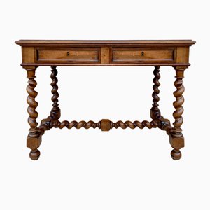 Early 19th Century French Walnut Worktable-NOU-1802858