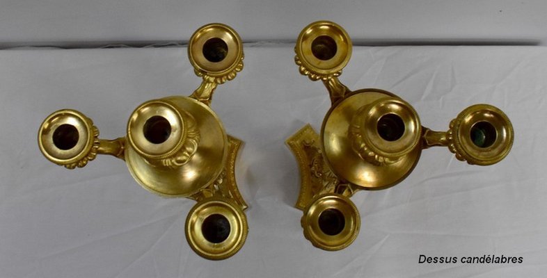 Early 19th Century Golden Bronze Candelabra-RVK-1069102