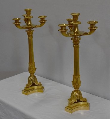 Early 19th Century Golden Bronze Candelabra-RVK-1069102