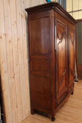 Early 19th Century Lorraine Wardrobe in Marquetry with Empire Eagle-KMQ-1739094