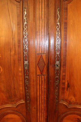 Early 19th Century Lorraine Wardrobe in Marquetry with Empire Eagle-KMQ-1739094