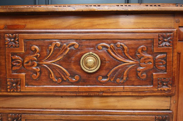 Early 19th Century Louis XVI Style Cherrywood Chest of Drawers-TAT-1766296