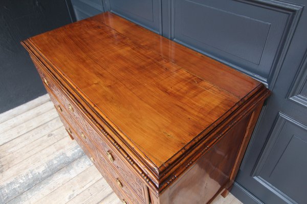 Early 19th Century Louis XVI Style Cherrywood Chest of Drawers-TAT-1766296