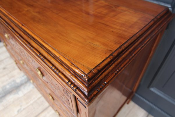 Early 19th Century Louis XVI Style Cherrywood Chest of Drawers-TAT-1766296