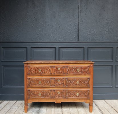 Early 19th Century Louis XVI Style Cherrywood Chest of Drawers-TAT-1766296