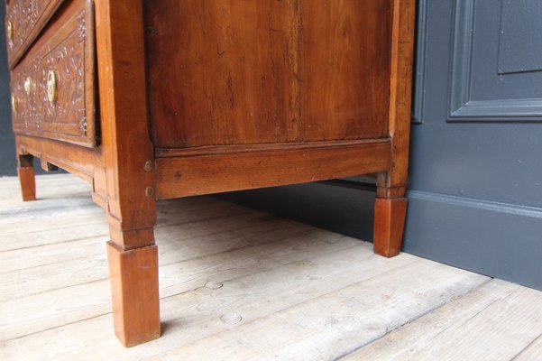 Early 19th Century Louis XVI Style Cherrywood Chest of Drawers-TAT-1766296