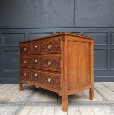 Early 19th Century Louis XVI Style Cherrywood Chest of Drawers-TAT-1766296