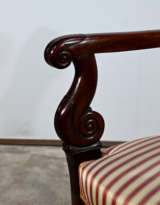 Early 19th Century Massive Cuba Mahogany Armchairs, Set of 2-RVK-1711121