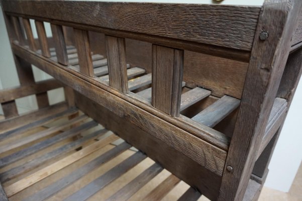 Early 19th Century Oak Garden or Porch Planter Stand-EA-1105690