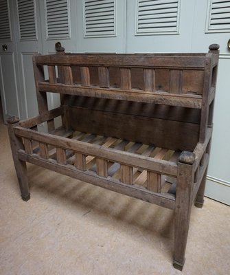 Early 19th Century Oak Garden or Porch Planter Stand-EA-1105690