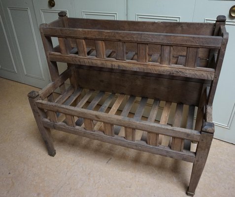 Early 19th Century Oak Garden or Porch Planter Stand-EA-1105690