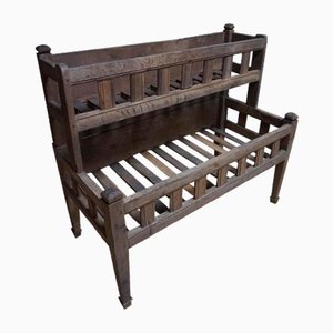 Early 19th Century Oak Garden or Porch Planter Stand-EA-1105690