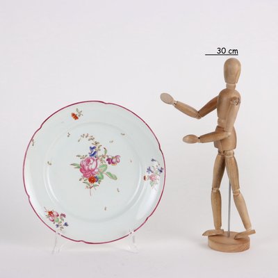 Early 19th Century Porcelain Plates Ludwigsburg Man, Set of 2-VMM-1724857