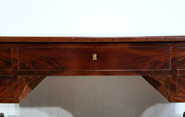 Early 19th Century Restoration Desk in Burr Mahogany, 1890s-RVK-1744095