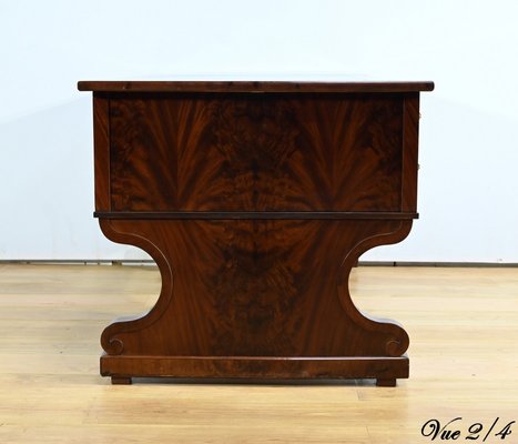 Early 19th Century Restoration Desk in Burr Mahogany, 1890s-RVK-1744095