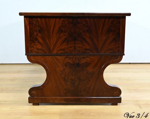 Early 19th Century Restoration Desk in Burr Mahogany, 1890s-RVK-1744095