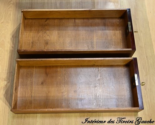 Early 19th Century Restoration Desk in Burr Mahogany, 1890s-RVK-1744095