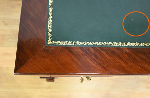 Early 19th Century Restoration Desk in Burr Mahogany, 1890s-RVK-1744095