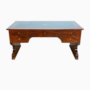 Early 19th Century Restoration Desk in Burr Mahogany, 1890s-RVK-1744095