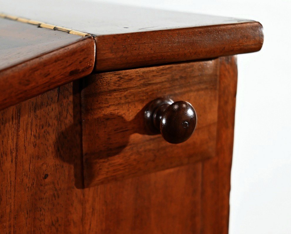 Early 19th Century Restoration Period Mahogany Cartonnier Desk with Drawers