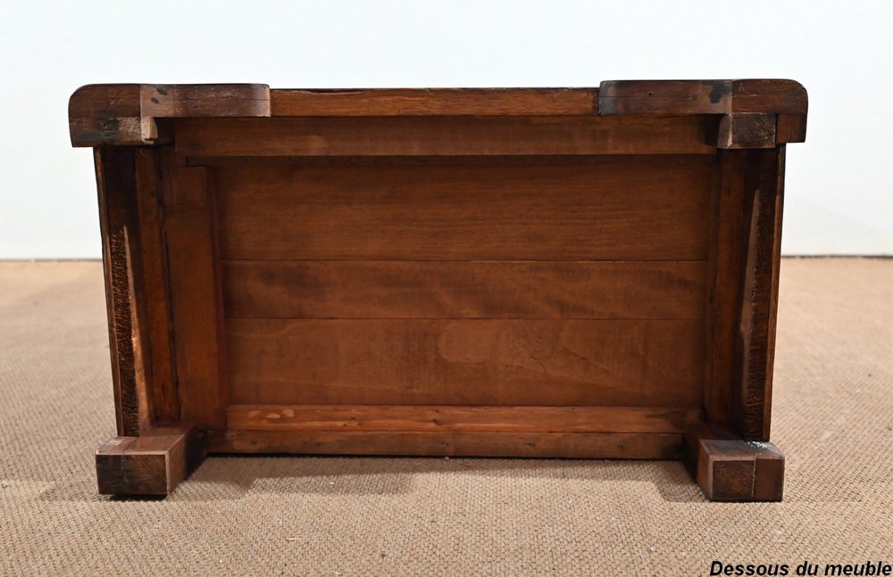 Early 19th Century Restoration Period Mahogany Cartonnier Desk with Drawers