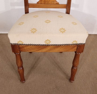 Early 19th Century Restoration Style Solid Mahogany Chairs, Set of 2