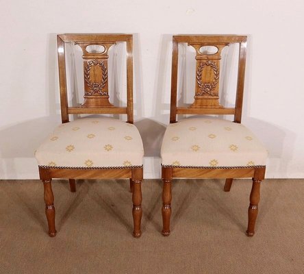 Early 19th Century Restoration Style Solid Mahogany Chairs, Set of 2-RVK-1424635