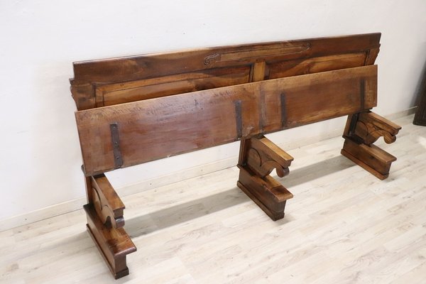 Early 19th Century Solid Walnut Bench-DCO-1801370