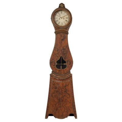 Early 19th Century Swedish Faux Paint Long Case Clock-MJF-1405850