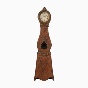 Early 19th Century Swedish Faux Paint Long Case Clock-MJF-1405850