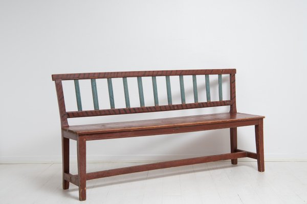 Early 19th Century Swedish Gustavian Folk Art Country Sofa or Bench-MJF-1230031