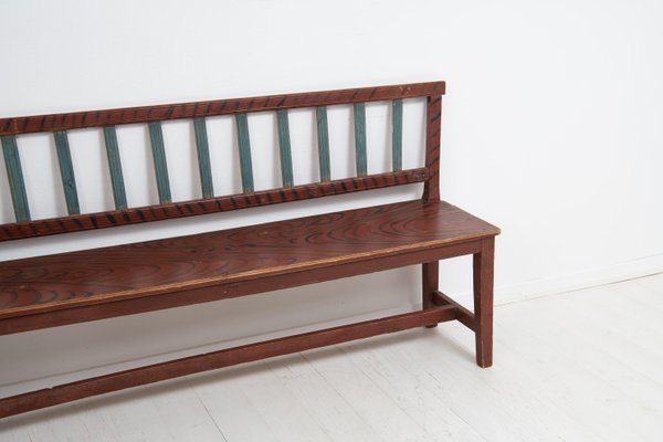 Early 19th Century Swedish Gustavian Folk Art Country Sofa or Bench-MJF-1230031