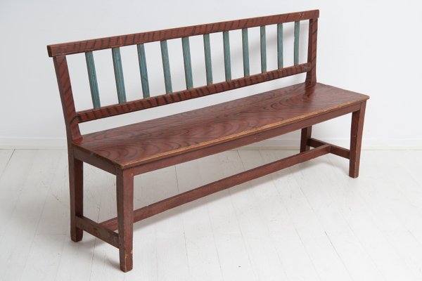 Early 19th Century Swedish Gustavian Folk Art Country Sofa or Bench-MJF-1230031