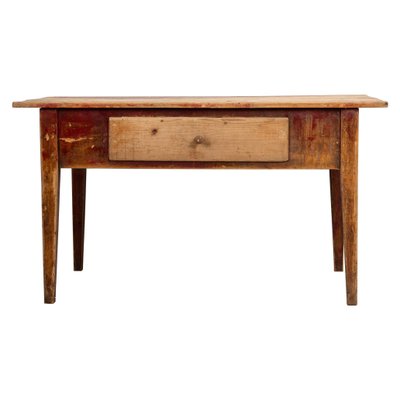 Early 19th Century Swedish Gustavian Style Rustic Worktable-MJF-958540