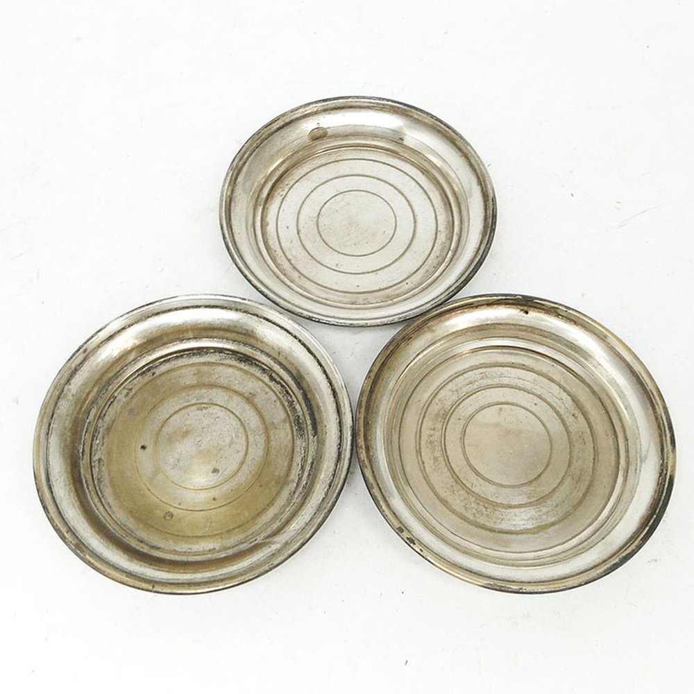 Early 20th Century Art Nóuveau Cup Pads, Germany, 1890s, Set of 3