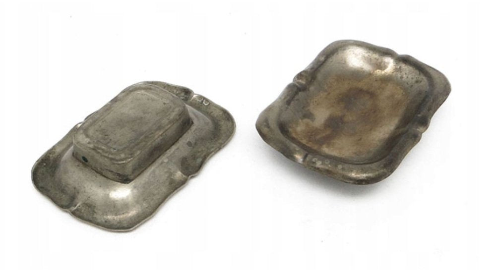 Early 20th Century Art Nóuveau Fish Bones Pads, Poland, 1890s, Set of 6