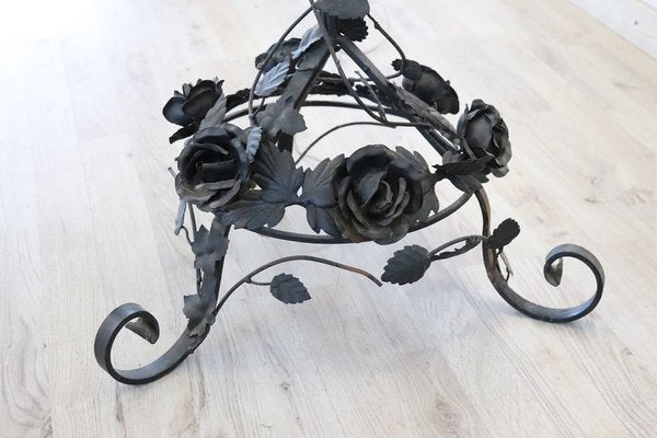 Early 20th Century Art Nouveau Iron Floor Lamp, 1890s-DCO-1750164