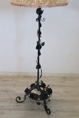 Early 20th Century Art Nouveau Iron Floor Lamp, 1890s-DCO-1750164