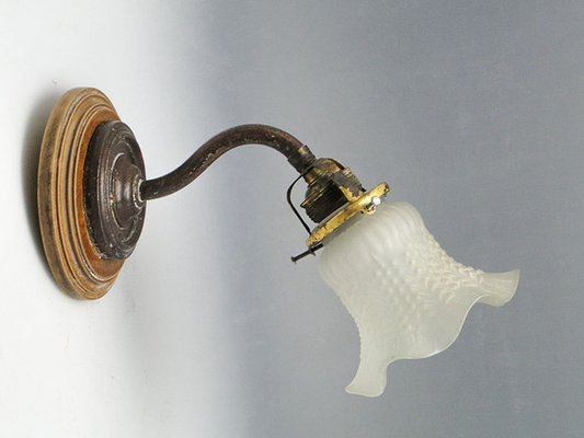 Early 20th Century Art Nouveau Wall Lamp, 1890s-BKO-1417675