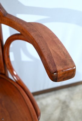 Early 20th Century Beech Desk Armchair from J&J Kohn, 1890s-RVK-1735217