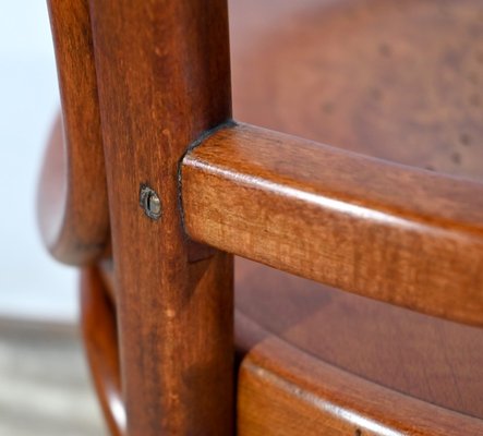 Early 20th Century Beech Desk Armchair from J&J Kohn, 1890s-RVK-1735217