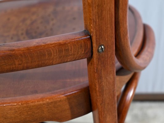 Early 20th Century Beech Desk Armchair from J&J Kohn, 1890s-RVK-1735217