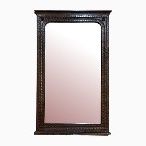 Early 20th Century Carved Oak Mirror-QYF-2043185