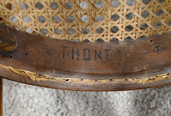 Early 20th Century Childrens High Chair in Curved Beech by Michael Thonet, 1890s-RVK-1793059