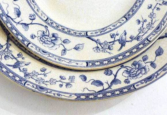 Early 20th Century Creil Montereau Dishes, France, 1890s, Set of 2-RNR-1366893