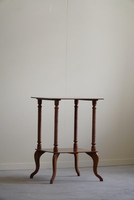 Early 20th Century Danish Side Table Pedestal with Finely Carved Legs, 1920s-MXF-1718862